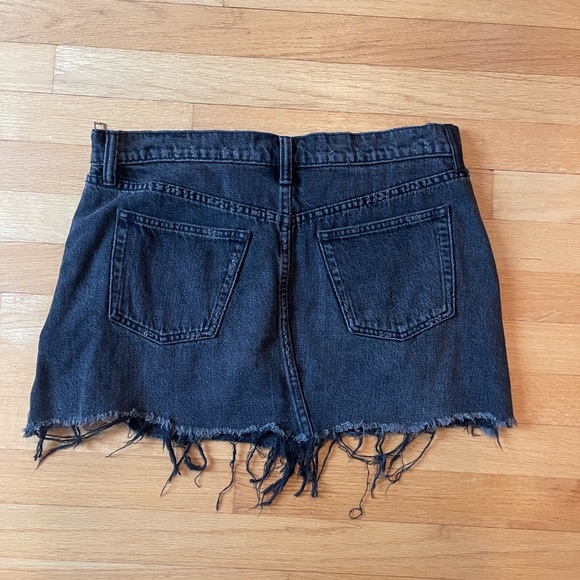 Alexander Wang Raw-Edge Trim Mini Jean Skirt 100% cotton, Waist: size 28 - Picture 6 of 6